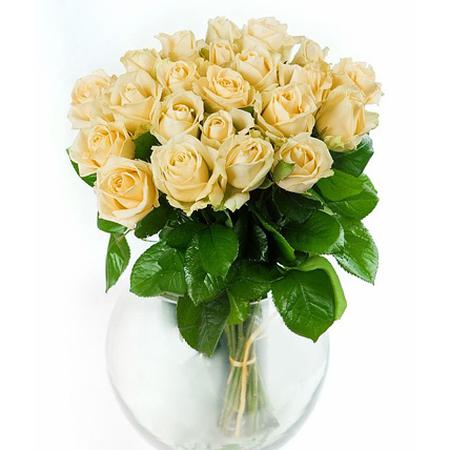 Букет 25 роз «Пич Аваланж»