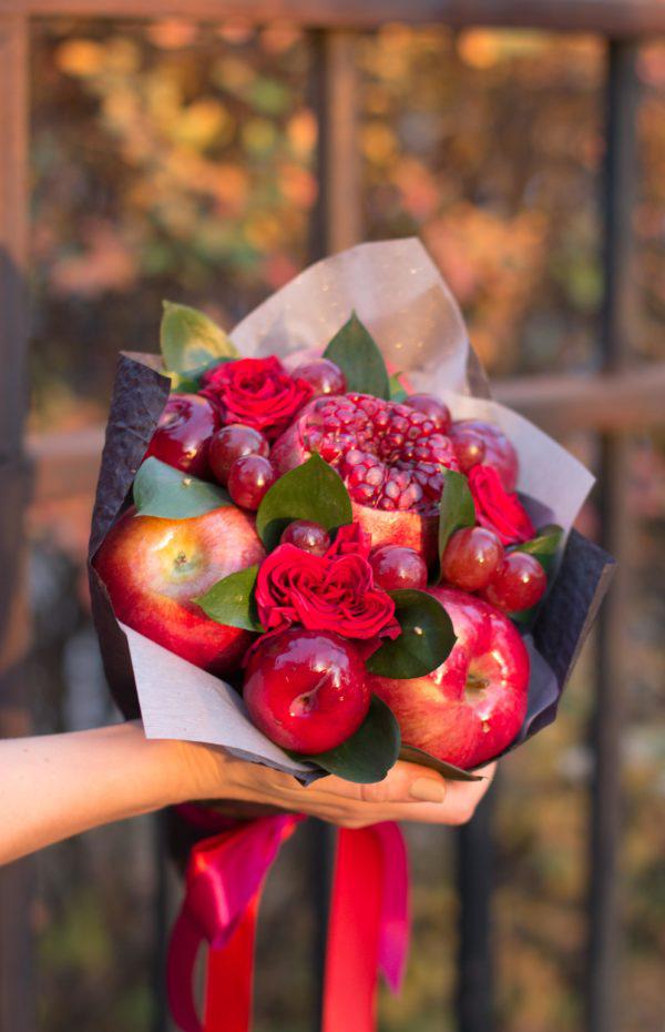 Букет из фруктов купить в москве с доставкой королев цветы круглосуточно с доставкой
